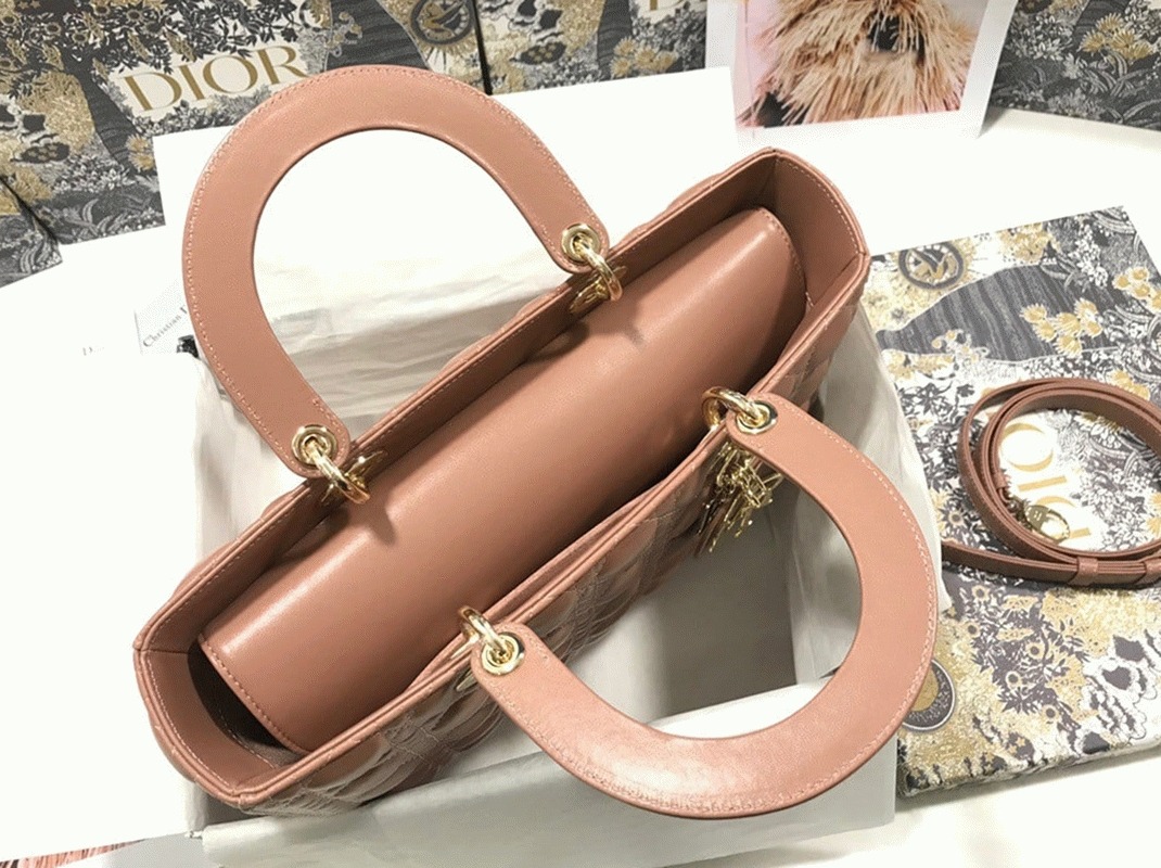 D10r Lady D10r Large Bag Imitation in Blush