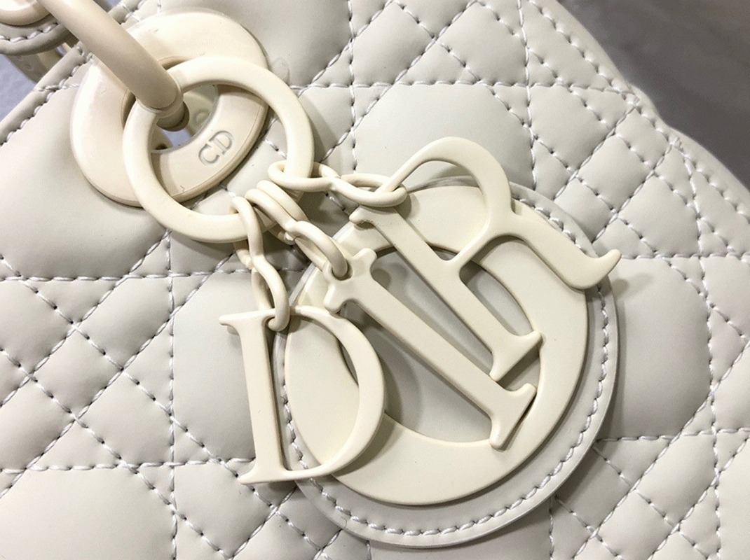 D10r Lady D10r Medium Bag Knockoff in White