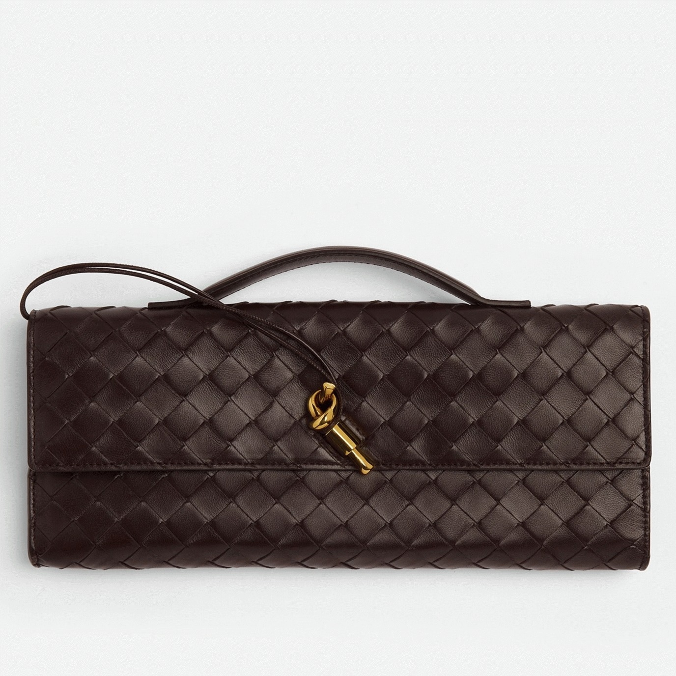 Replica B0tt*ga Ven*ta Andiamo Clutch with Handle Fondant
