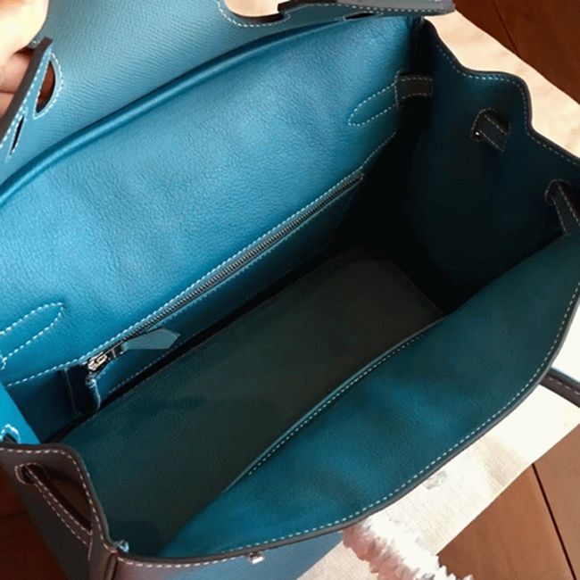 Blue Jean H**me5 Birkin 30cm Imitation Handbag