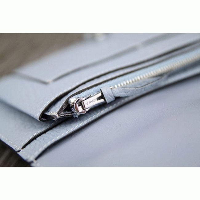 Blue lin best replica H**me5 Dogon combine wallet