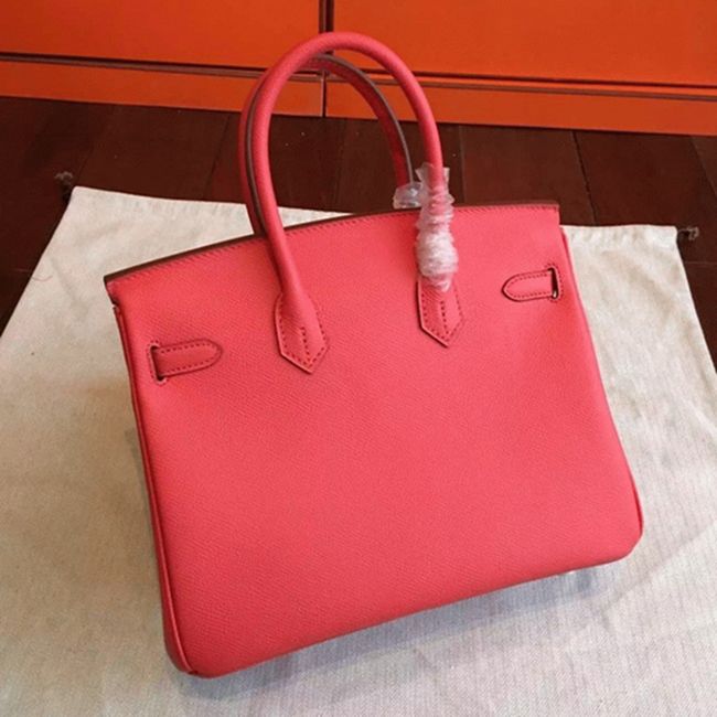 Rose Red H**me5 Birkin 25cm AAA Imitation