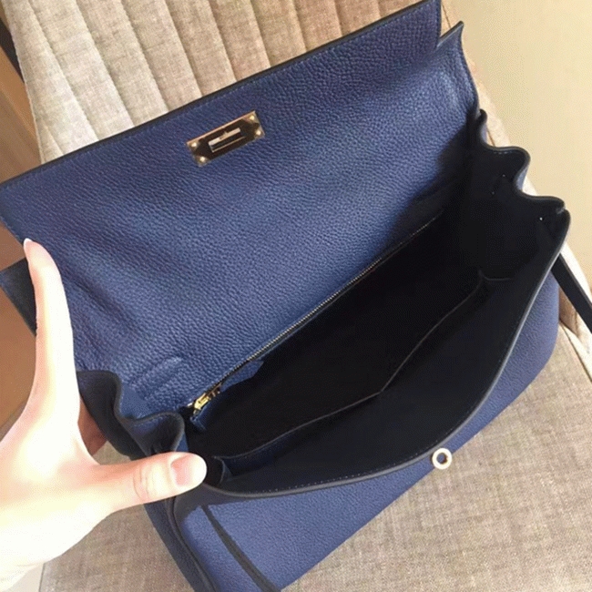 Sapphire Clemence Fake H**me5 Kelly Retourne 28cm Premium Bag