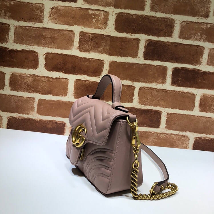 Gvc*1 GG Marmont Mini Top Handle Bag