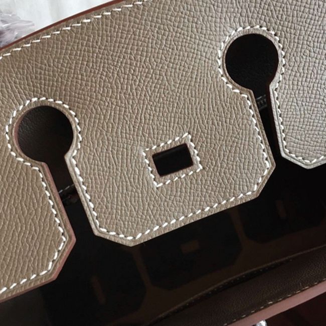 Etoupe H**me5 Birkin 25cm Excellent Replica
