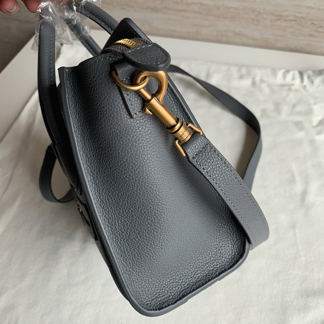 Ce1i*e Nano Luggage Tote Bag Faux in Kohl