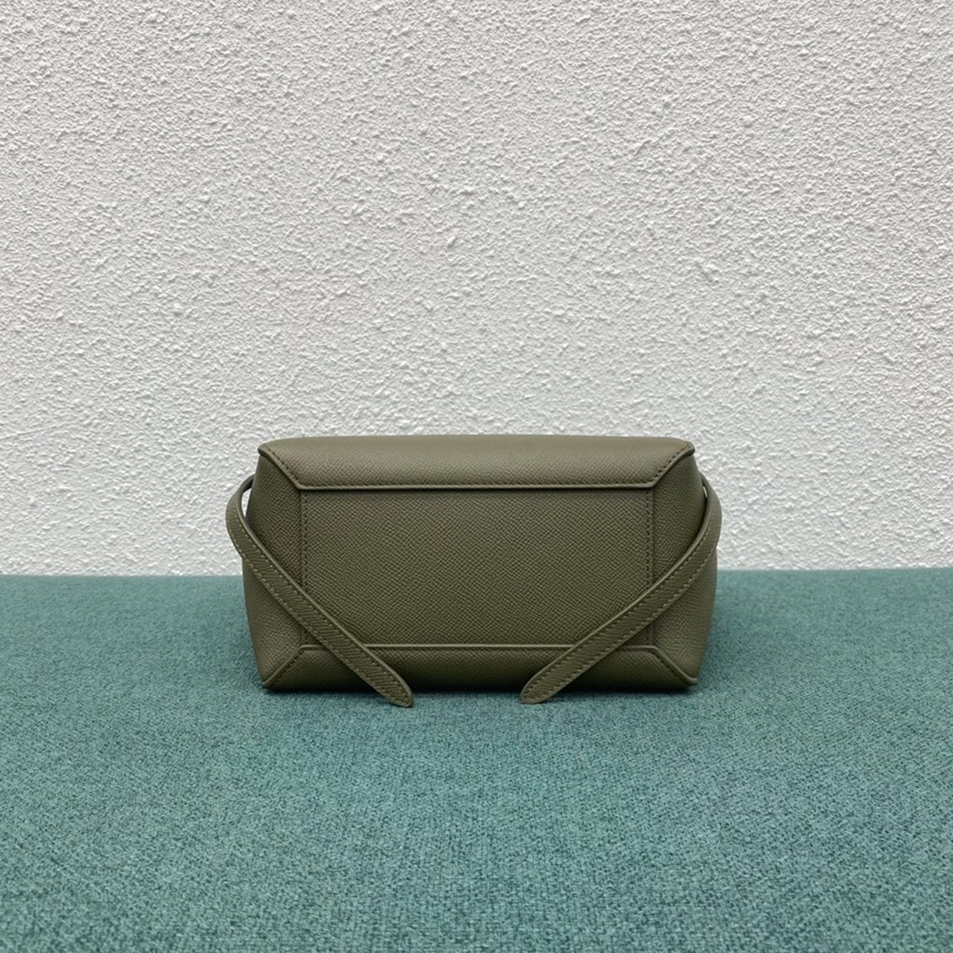 Ce1i*e Belt Nano Bag Fake in Army Green