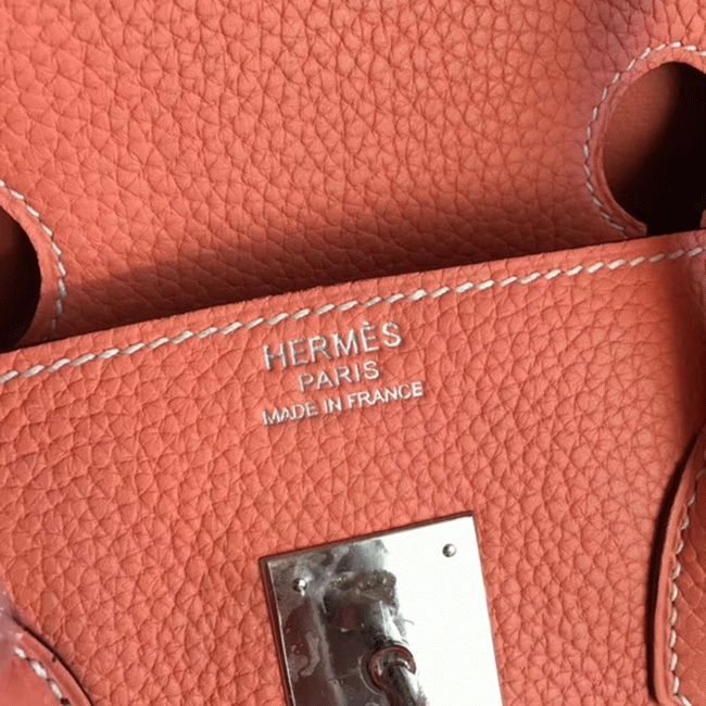 Crevette Shade Premium Knockoff H**me5 Birkin 35cm Bag