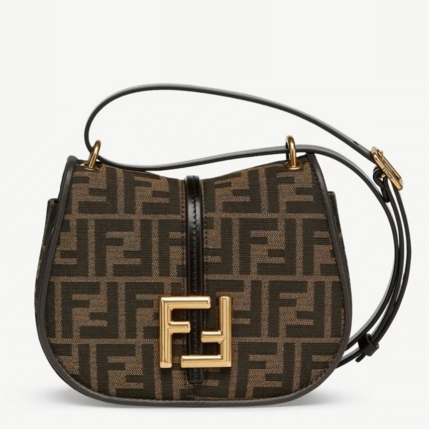 Top Quality Fake F**di C’mon Small Bag in FF Jacquard Fabric