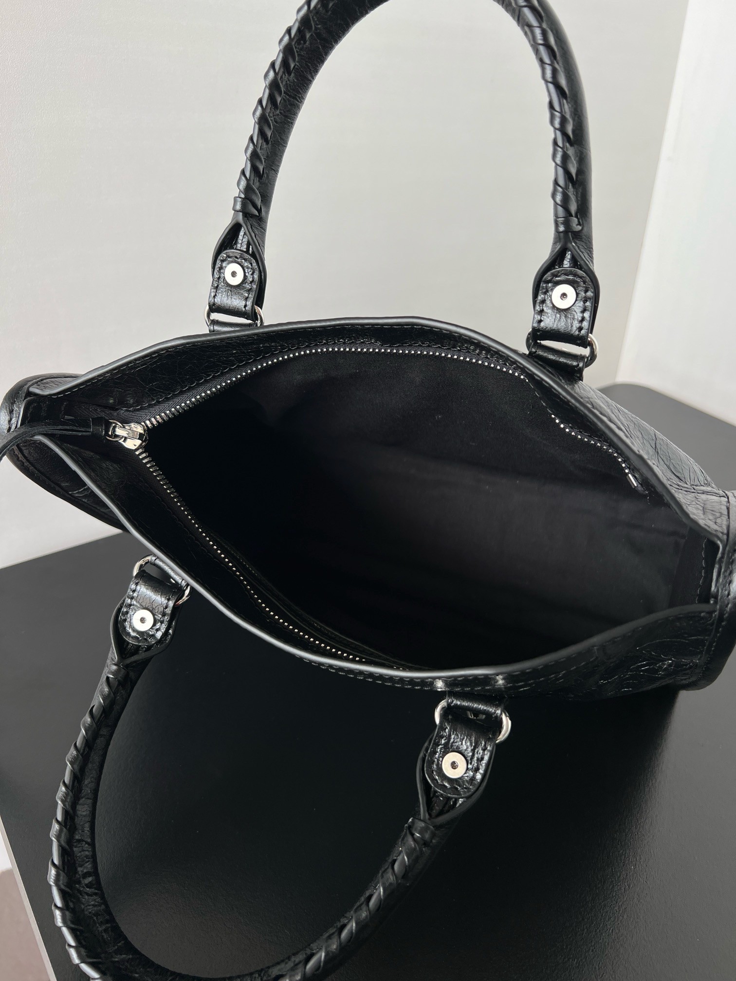 Knockoff Ba1en*iaga Le City Small Bag Black Arena Lambskin
