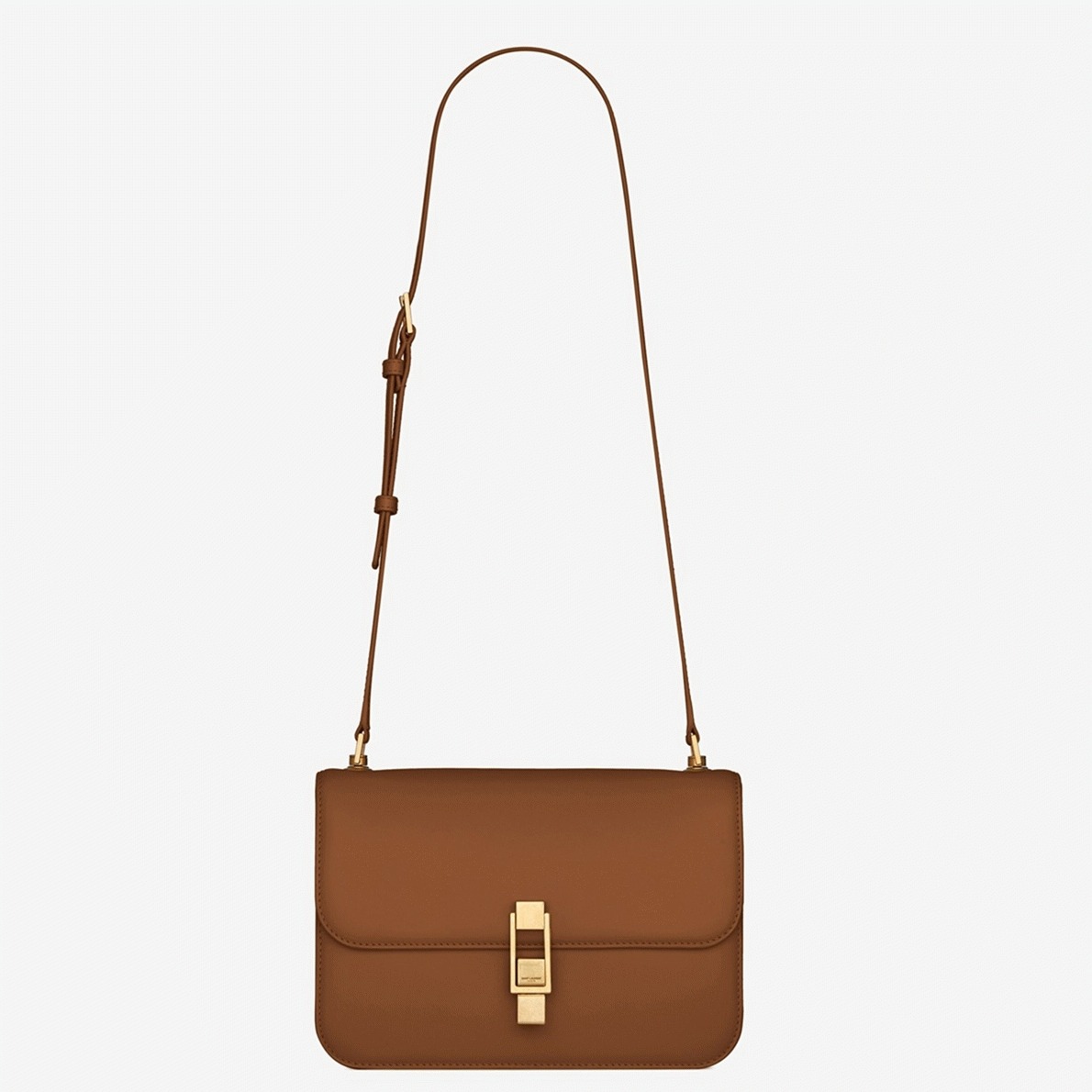 Fake Sa1nt Lau*nt Le Carre Satchel Bag Brown