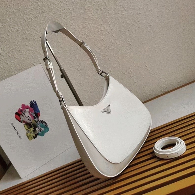 White Pra*a Cleo Small Bag Best Replica