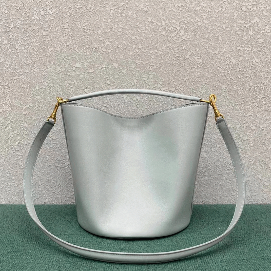 Top Quality Faux Ce1i*e Bucket 16 Bag In Mineral Smooth Calfskin