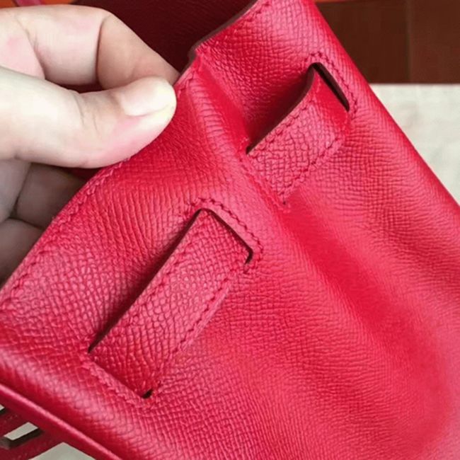 Premium Red Fake H**me5 Birkin 30cm High Quality Handbag