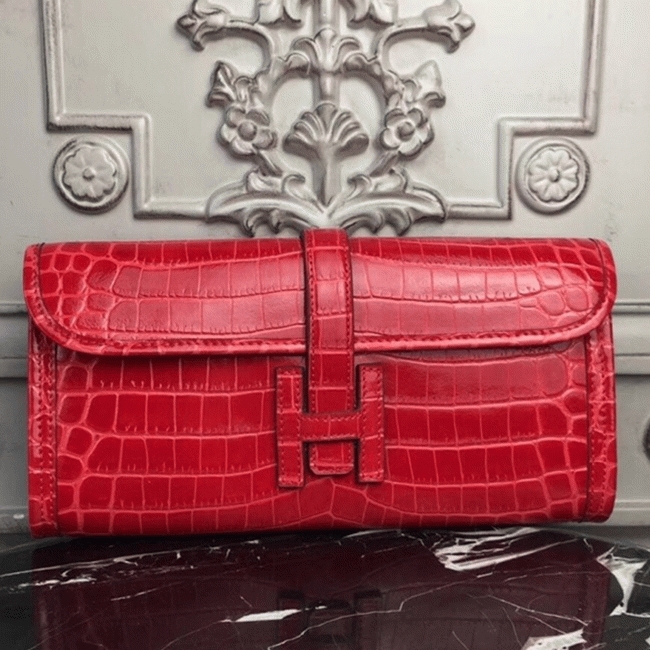 Red fake H**me5 Jige Elan 29 clutch bag