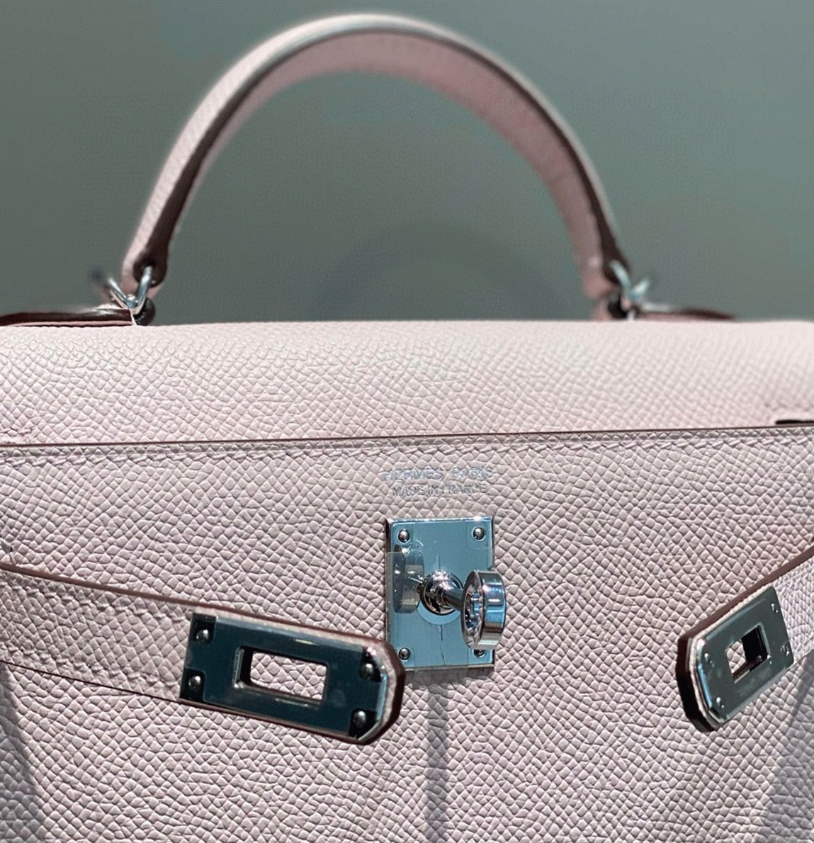 H**me5 Kelly Mini II Bag Replica in Mauve Pale
