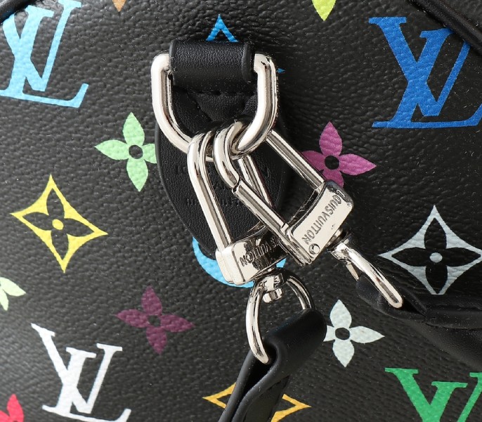 X TM Multicolored Speedy Bandouliere 30 In Black