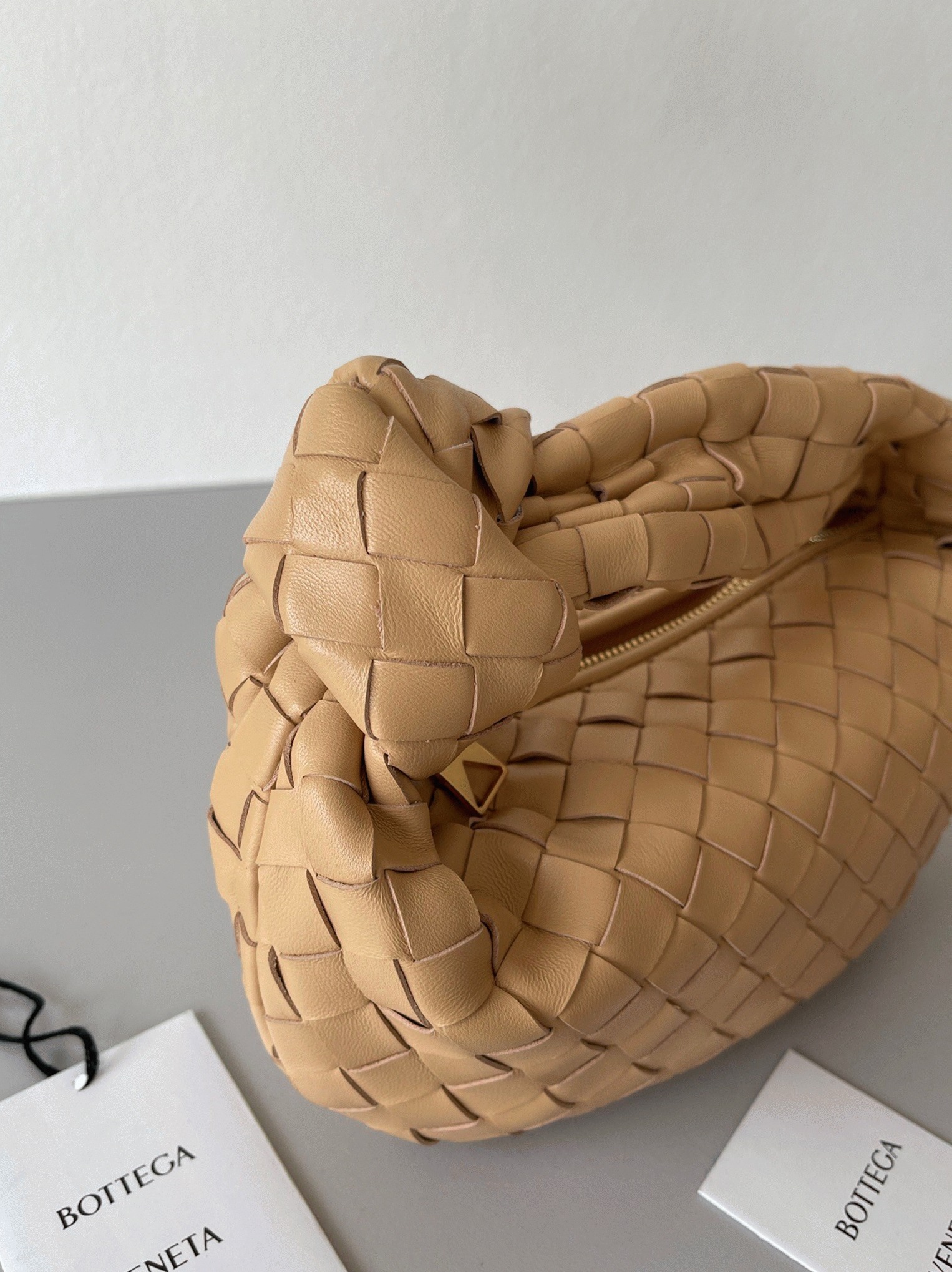 Fake B0tt*ga Ven*ta BV Jodie Mini Bag Almond