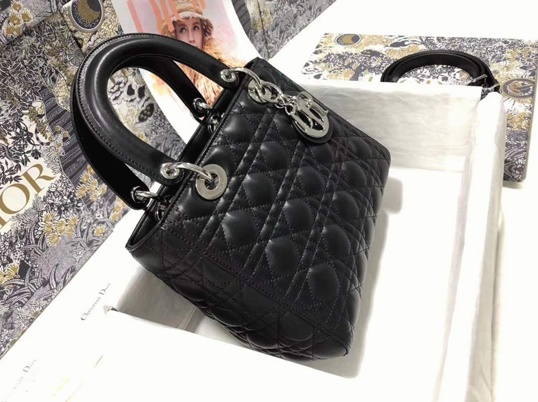 D10r Lady D10r Medium Bag Fake in Noir