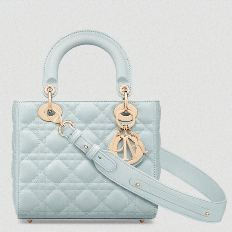 D10r Small Lady D10r My ABCD10r Bag Replica in Placid Blue