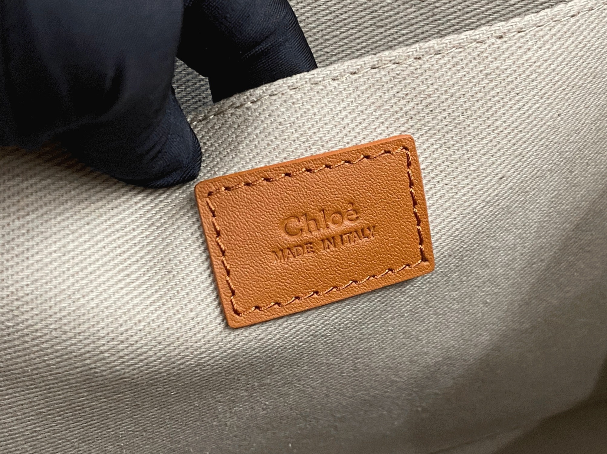 Top Quality Faux Chloe Woody Medium Tote Bag In Brown Calfskin