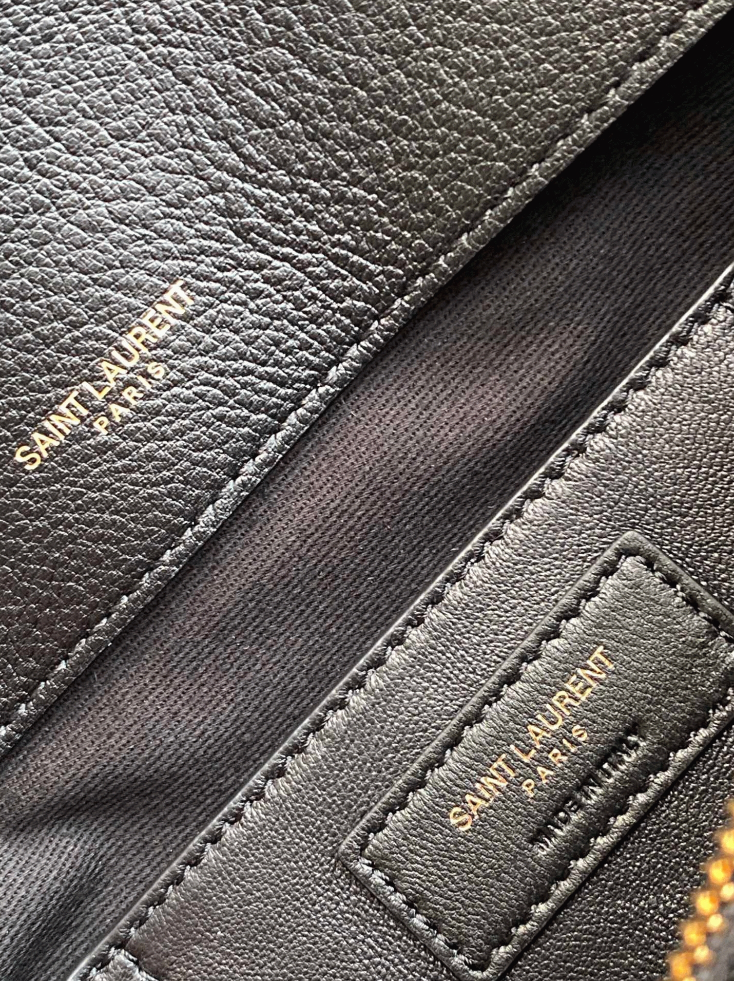 Replica Sa1nt Lau*nt College Large Chain Bag Black