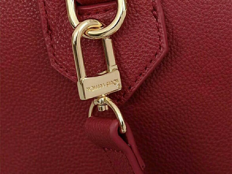 L0vis Vvtt0n Monogram Empreinte Speedy Bandouliere 25 Handbag In Bordeaux
