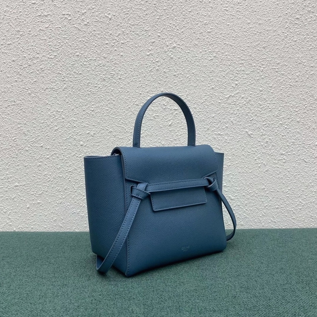 Ce1i*e Belt Nano Bag Replica in Slate Blue