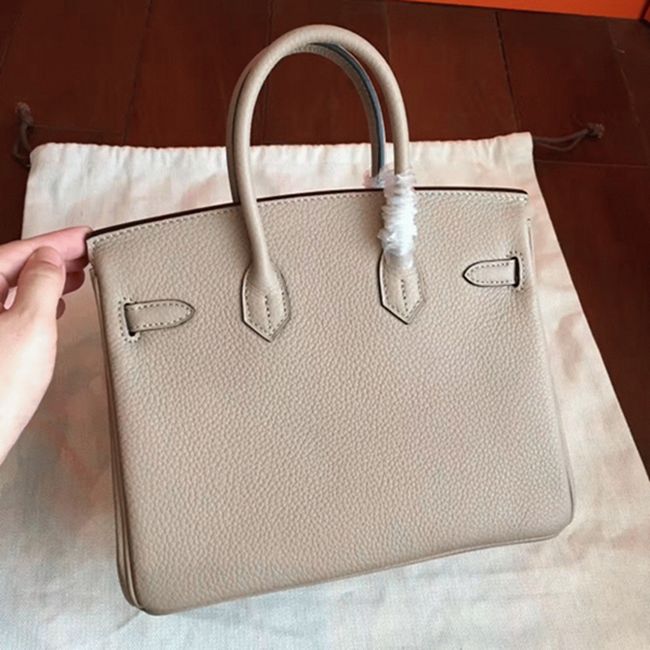 Fake H**me5 AAAAA Grey 25cm Birkin Purse