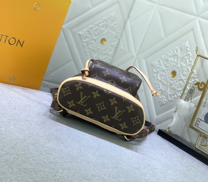 L0vis Vvtt0n Monogram Canvas Montsouris Mini Backpack