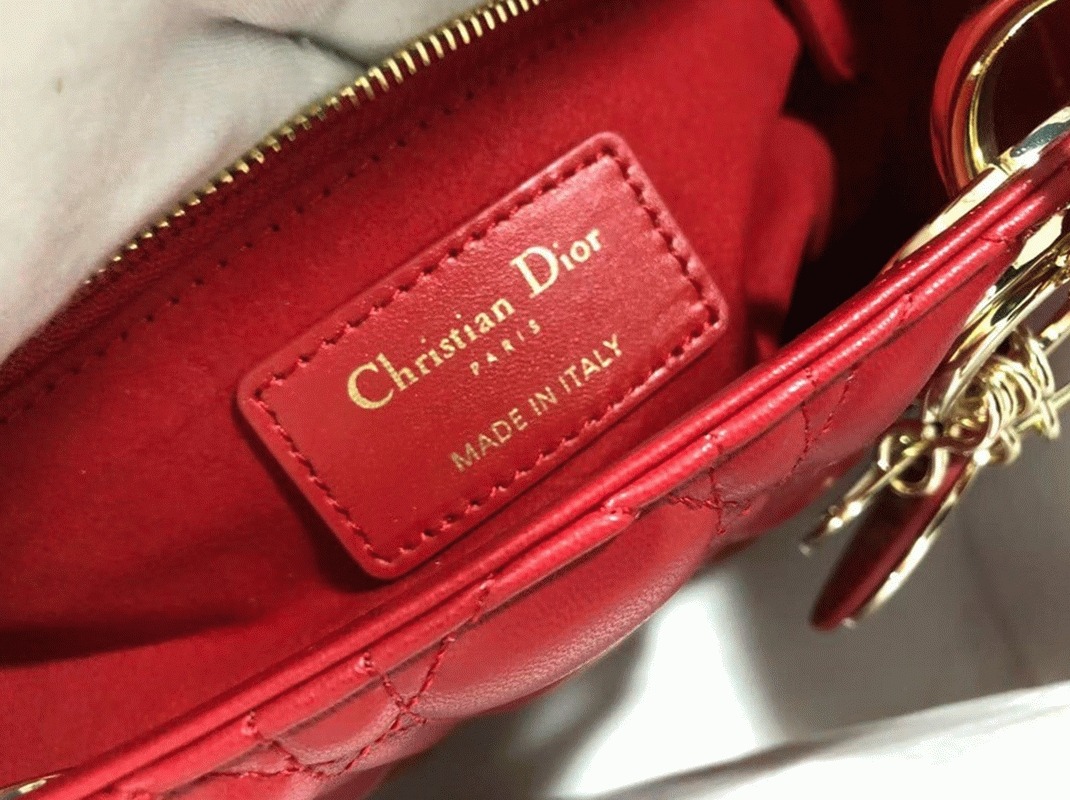 D10r Lady D10r Medium Bag Faux in Red
