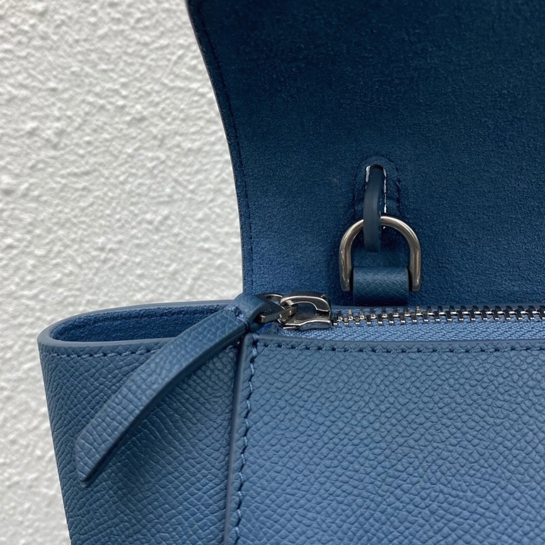 Ce1i*e Belt Nano Bag Replica in Slate Blue