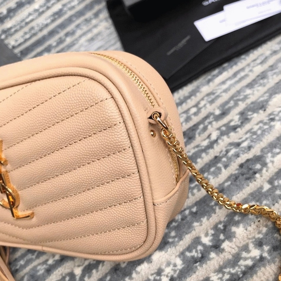 Replica Sa1nt Lau*nt Lou Mini Bag Beige