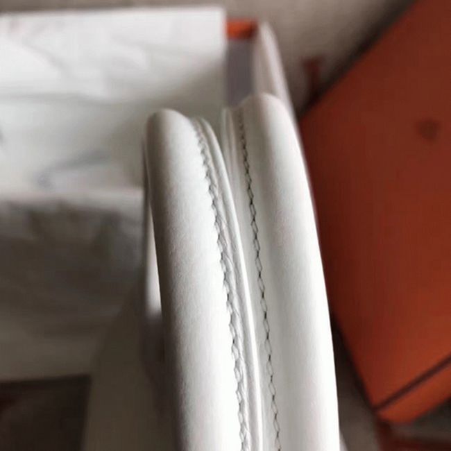 High Quality White H**me5 Birkin 30cm Replica Purse