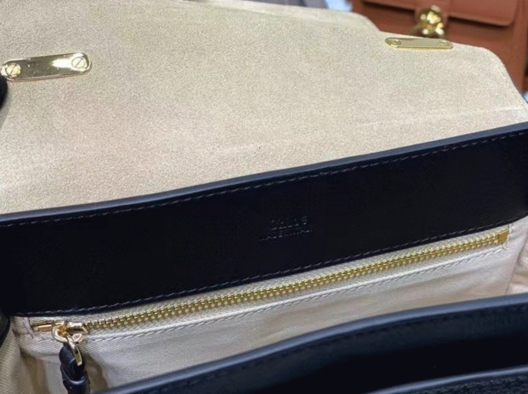 Top Quality Knockoff Chloe Small Tess Day Bag In Black Grained Leather