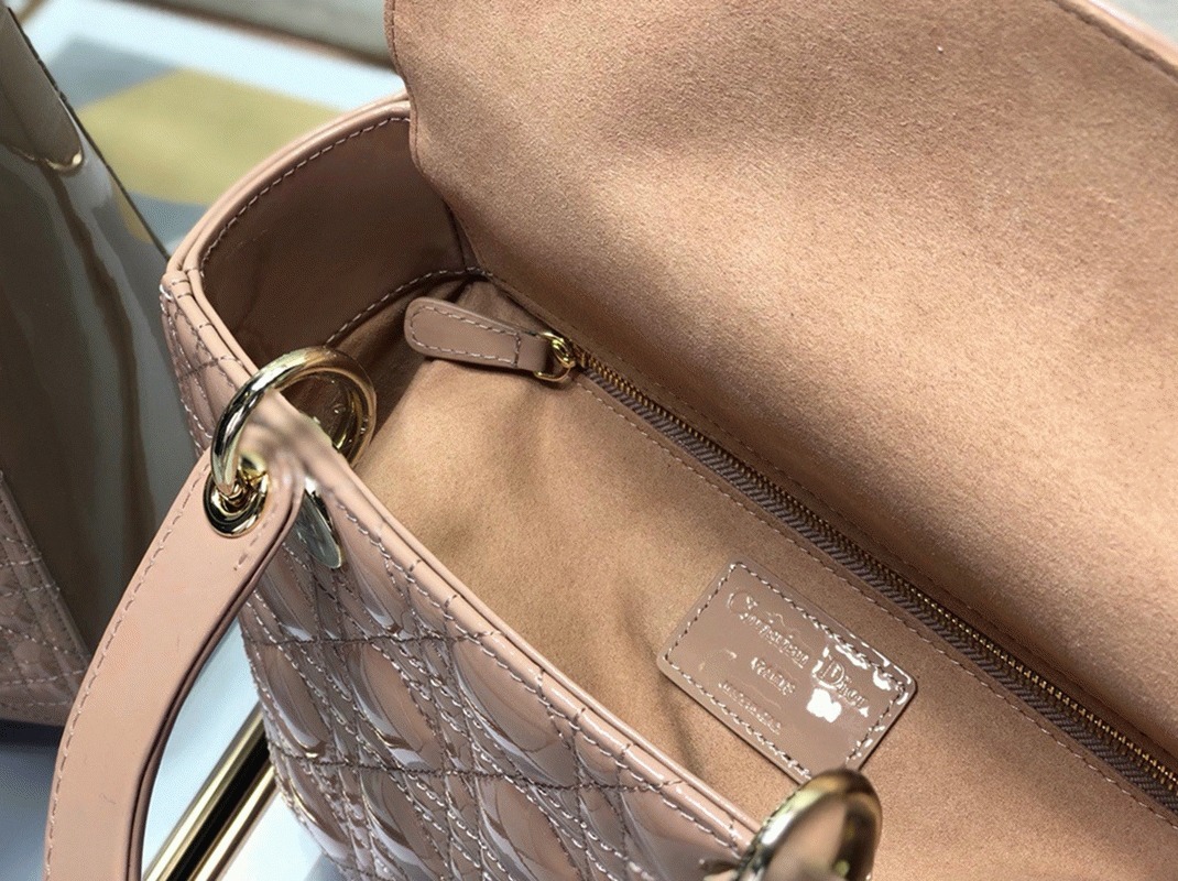 D10r Lady D10r Medium Bag Replica in Blush