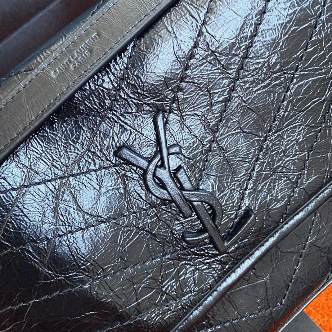 Replica Sa1nt Lau*nt Niki Medium Chain Bag Black