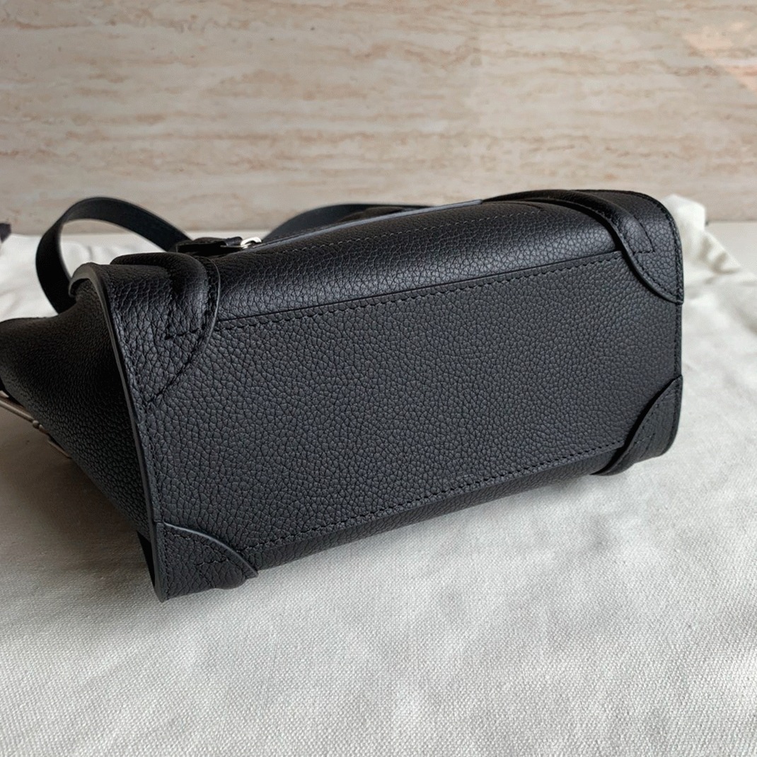 Ce1i*e Nano Luggage Tote Bag Replica in Black