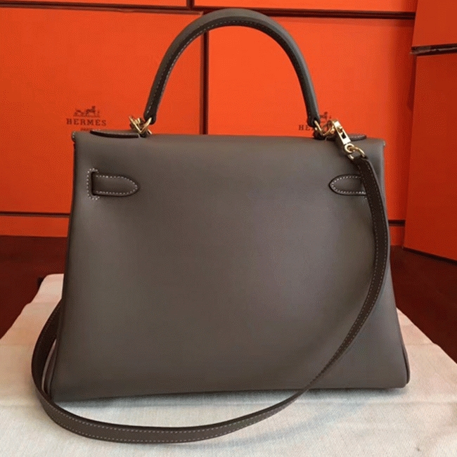 Etoupe Swift Copy Luxury H**me5 Kelly Retourne 32cm Handbag
