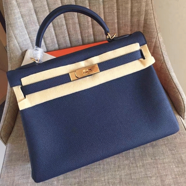 Sapphire Clemence Fake H**me5 Kelly Retourne 28cm Premium Bag