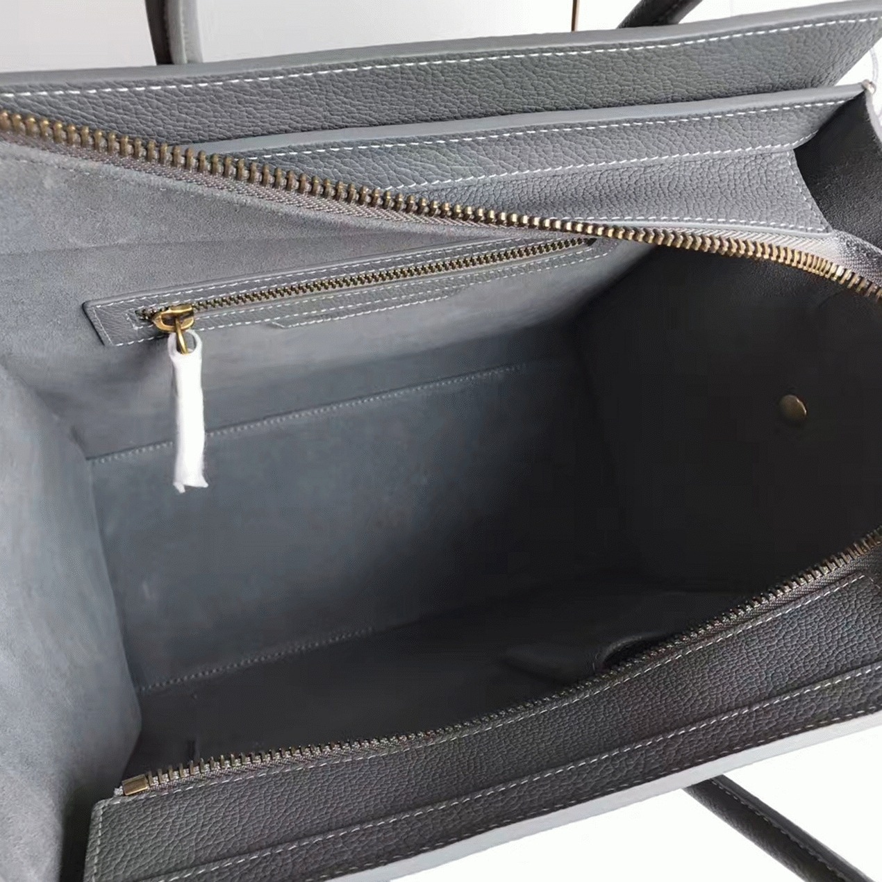 Ce1i*e Micro Luggage Tote Bag Faux in Kohl