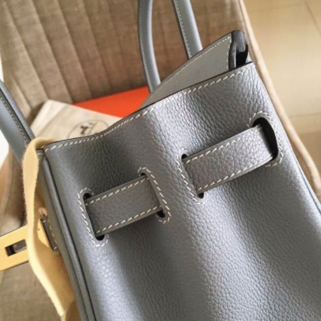 Blue Lin H**me5 Birkin 30cm Premium Counterfeit Bag