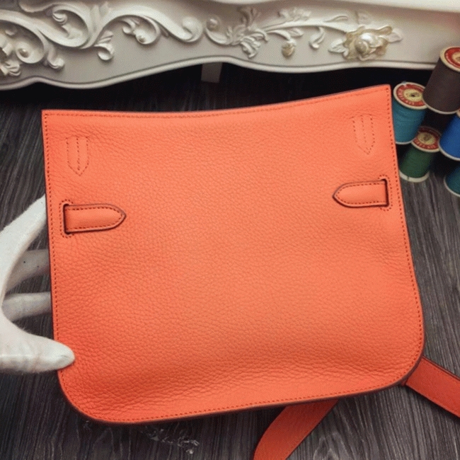 Orange replica H**me5 Jypsiere 31cm handbag