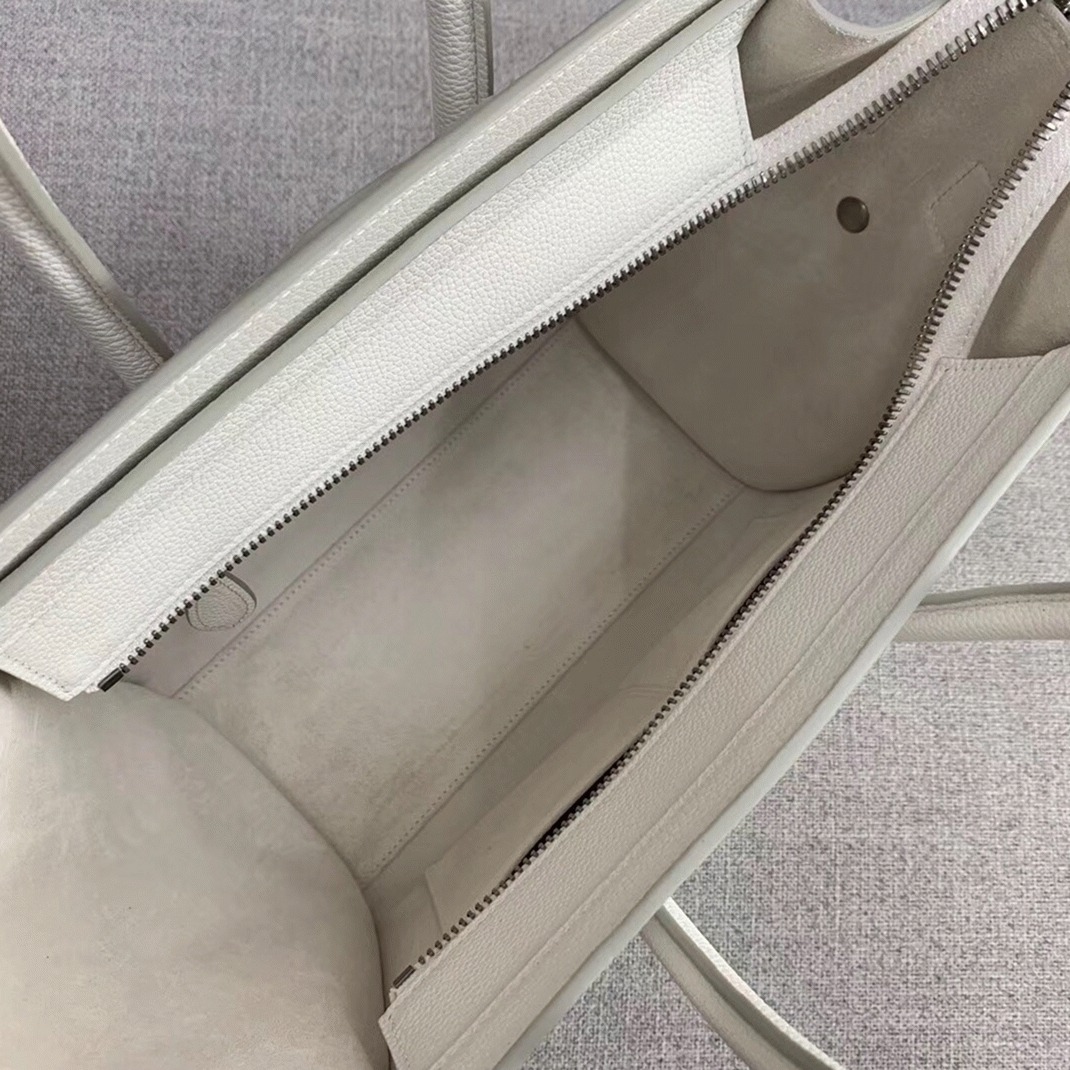 Ce1i*e Micro Luggage Tote Bag Fake in White