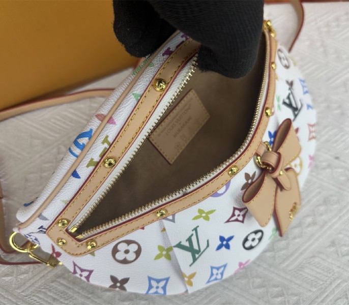L0vis Vvtt0n X TM Multicolored High Rise In White