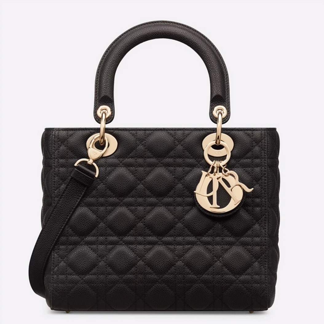 D10r Lady D10r Medium Bag Fake in Noir