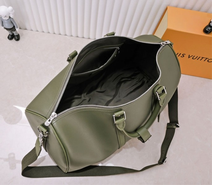 L0vis Vvtt0n Aerogram Keepall Bandouliere 50 Travel Bag In Khaki