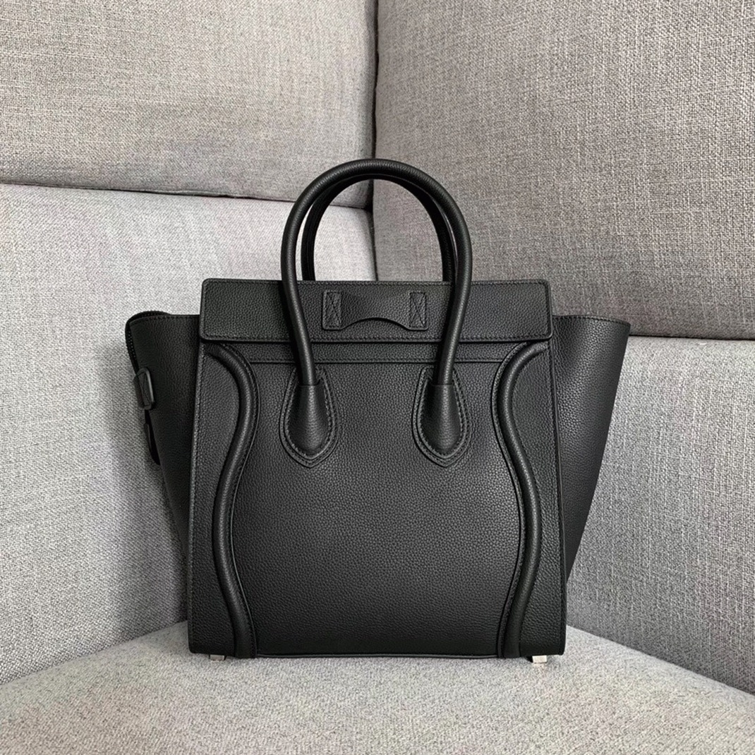 Ce1i*e Micro Luggage Tote Bag Replica in Black