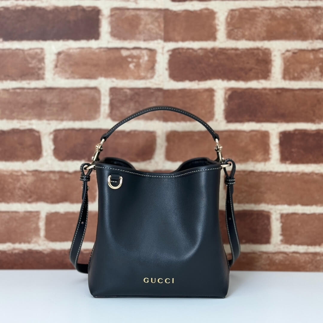 GG Emblem mini bucket bag