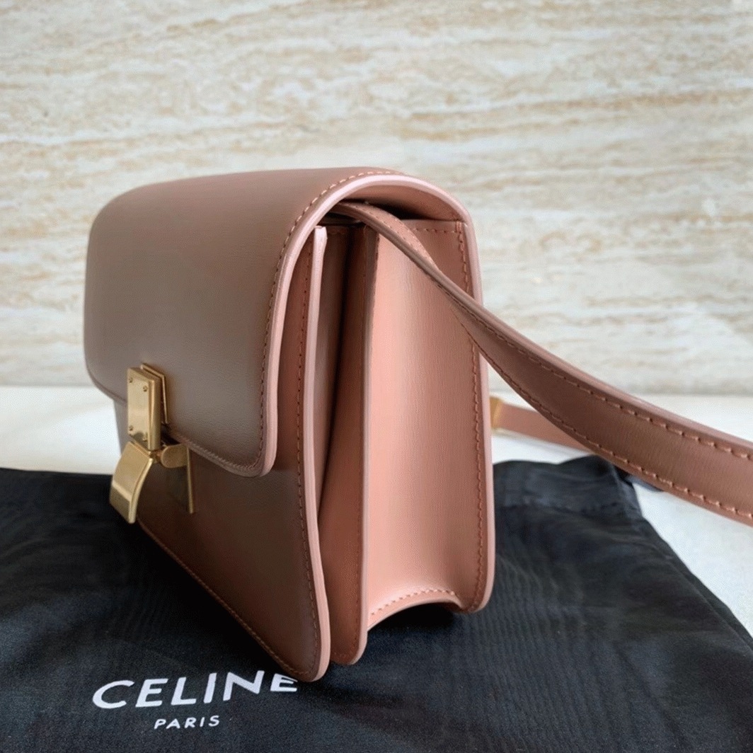 Top Quality Replica Ce1i*e Classic Box Teen Bag In Antique Rose